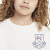 Nike Swoosh Sportswear Crewneck Pullover Casual Comfort Kids Tops Sail-White IB8433-133