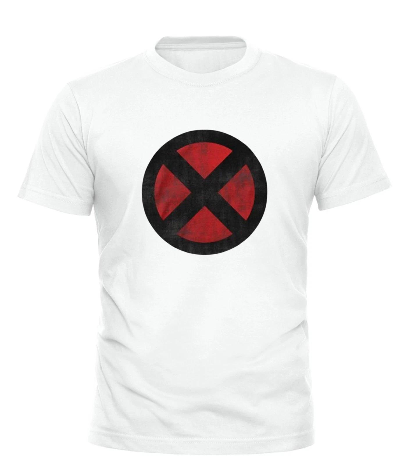 X-Men Distressed Logo T-Shirt All sizes black white retro tee unisex adult M