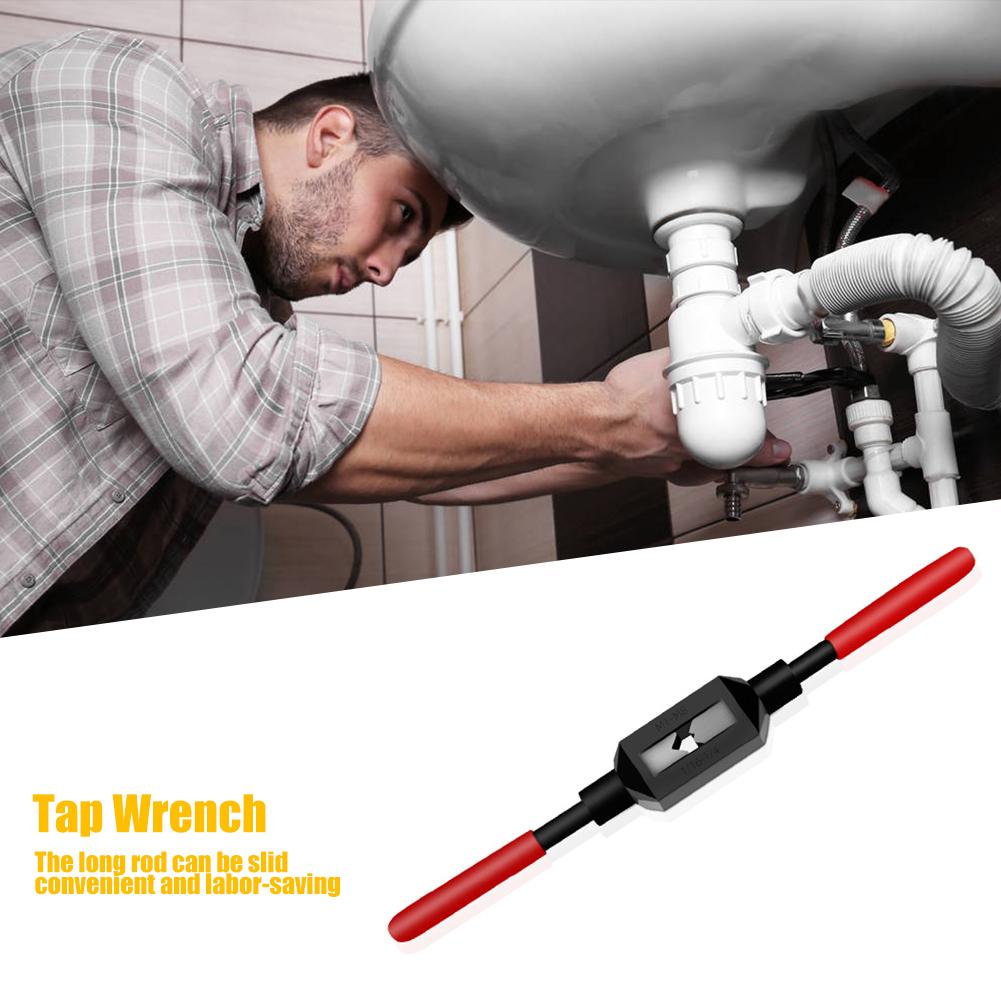 Hand Tapping Reamer Tools Adjustable Anti Slip Carbon Steel Tap Wrench Holder Accessories M1-M8/M1-M10/M3-M10/M4-