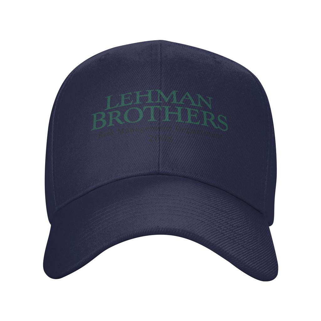 Lehman Brothers Risk Management 2008 Financial Crisis Intern Casual Baseball Cap Summer  Trucker Hat Outdoor Sport Snapback Cap