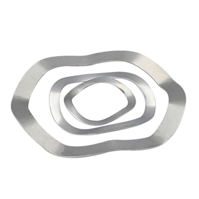 304 Stainless Steel Triple-Wave Washer Seal Ring Shim M3456810DIN42013 for Shock Absorption
