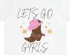 Let's Go Girls Graphic Tee, Let's Go Girls T-Shirt, Retro Graphic Tee, Gifts for Her, Gift, Bachelorette Bridal Party Shirts, Girls Trip