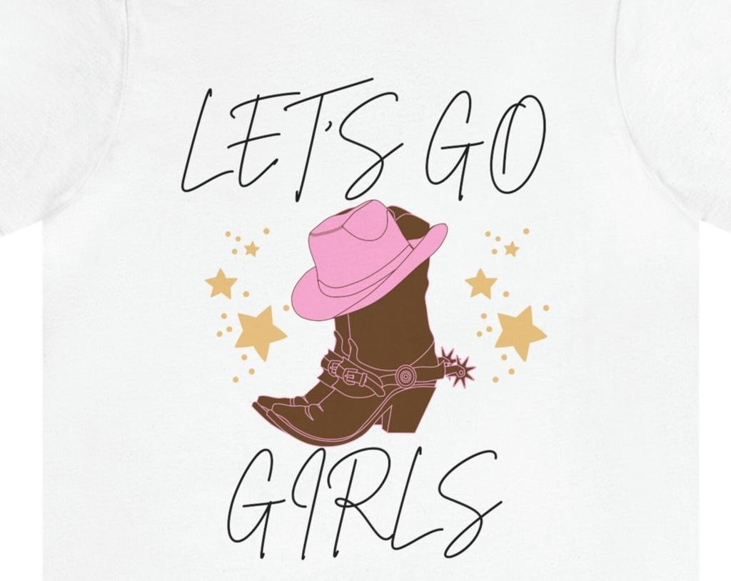 Let's Go Girls Graphic Tee, Let's Go Girls T-Shirt, Retro Graphic Tee, Gifts for Her, Gift, Bachelorette Bridal Party Shirts, Girls Trip