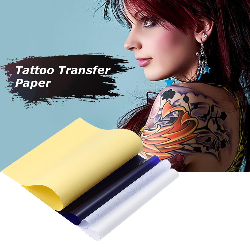 Ruicco Tattoo-Schablonenpapier, 50 Blätter A4 – Perfekt Für Tattoo-Vorlagen Und Thermo-Kopierer