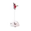 Interactive Cat Toy Feather Wand With Suction Cup Base Rod Kittens Adult Cats Indoor Play