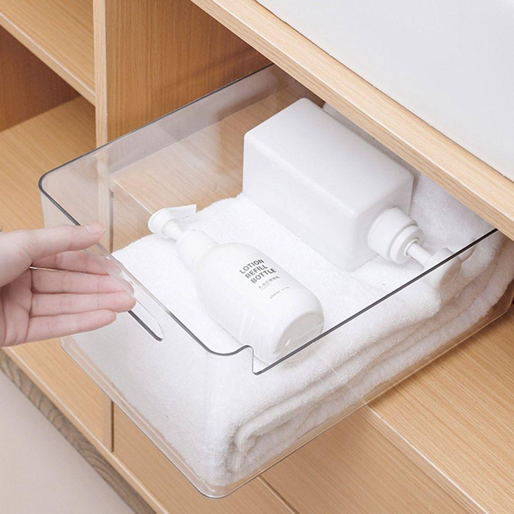 White Slides Closet Slides Multifunctional Non Perforated Bin Tracks Slide Self-Adhesive Strip Replacement Drawer Sliding Rails
