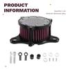 A58X-Motorcycle Air Cleaner Set Air Filter Kit For Sportster XL883 XL1200 Iron 883 48 72 1991-