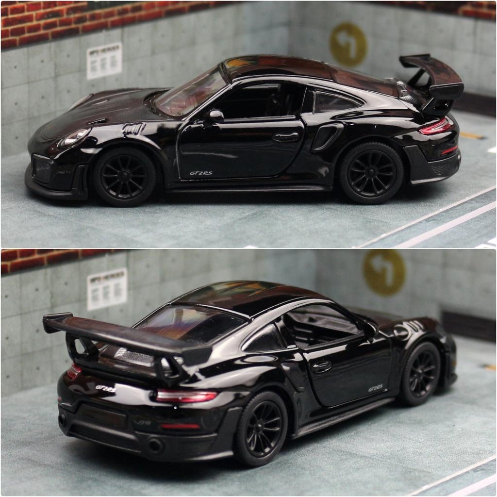 Toy Car Model 1/36 Porsche 911 GT2 RS Super Racing Alloy Diecast Miniature Vehicle Collection Gift for Children Boy Kid