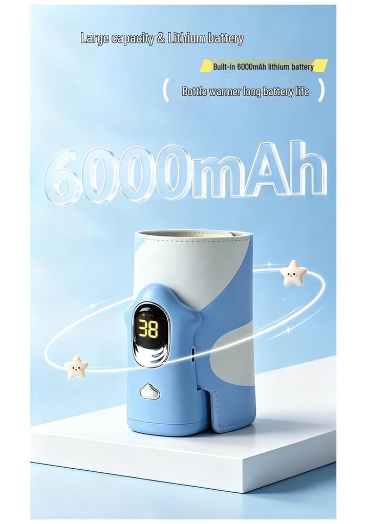 Wireless Baby Bottle Insulator & Portable Milk Warmer for Constant Temperature