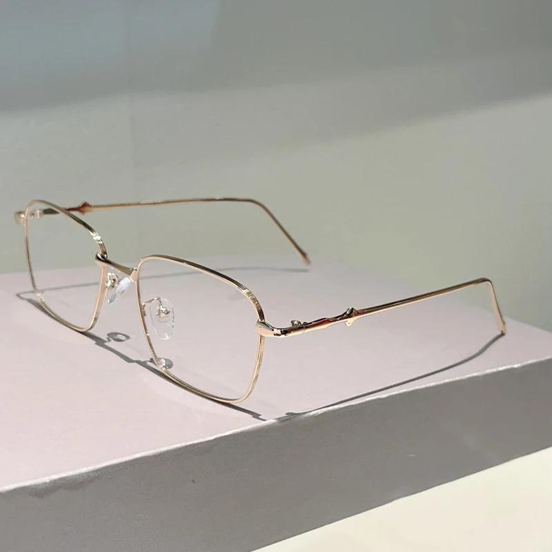 Vintage Square Optical Frames Men Classic Fashion Non-prescription Glasses Women New Trendy Retro Brand Design Eyeglasses