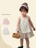 Koreanisches Baby-Mädchen-Blumen-Netzkleid - Sommer-Outfit