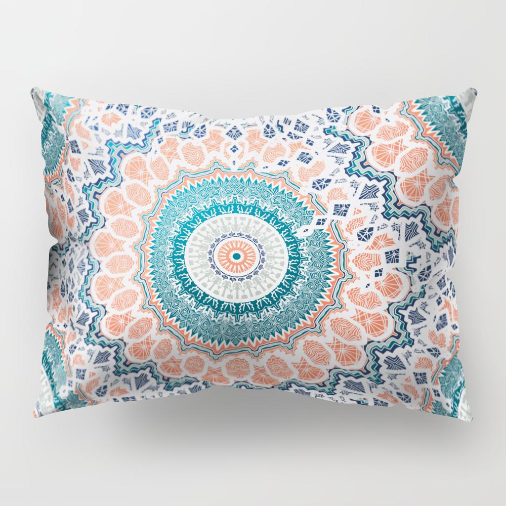 Retro Ethnic Style Pillow Cover Single-Sided Polyester Car Cushion Cover Bohemian Pillow Cover Waist Pillow Cover