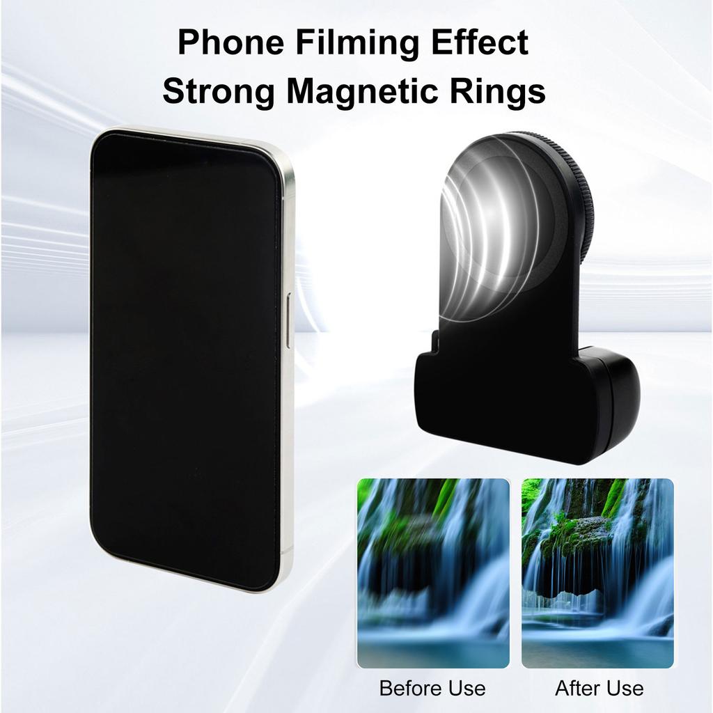 Magnetic Selfie Rings Light Live Streaming Fill Light Snap Grips with Wireless Remote Control for Phone