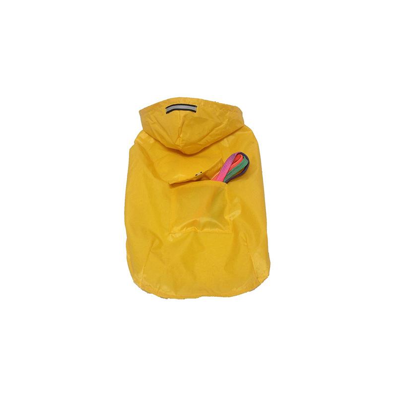 Dog Raincoat Waterproof Hoodie Jacket Rain Poncho Pet Rainwear Clothes with Reflective Stripe for All Sizes Big Puppies