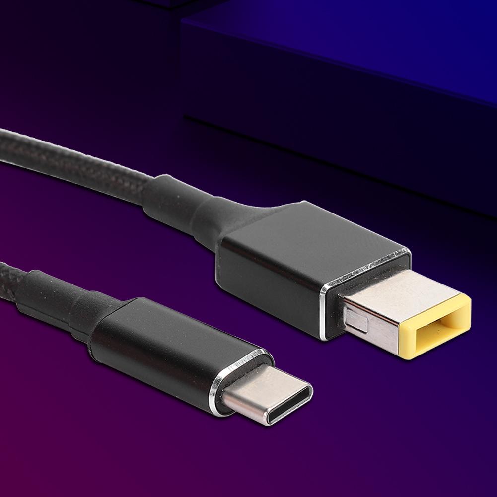 TYPE C to DC Square 4.0 4.5 7.4 Charger Cable Fast Charging Line 100W 5A for Lenovo(For Lenovo
