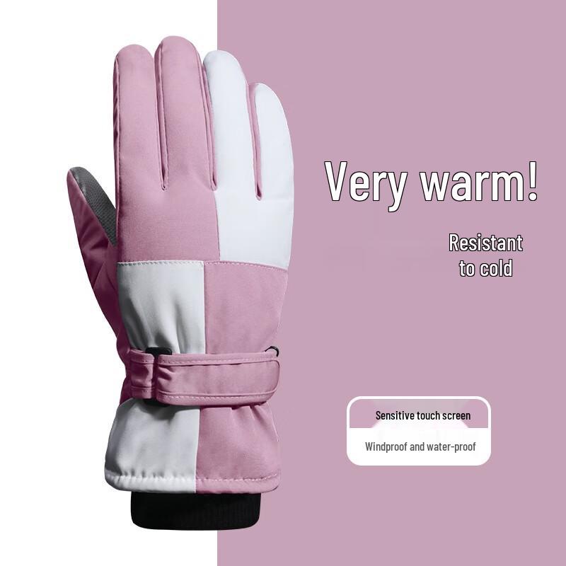 MR MOOSE Women s Winter Waterproof Ski Gloves