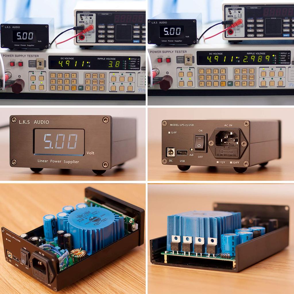 25W DC5V/3.5A USB Rauscharmes Lineares Netzteil für Audio DAC Digitale Schnittstelle