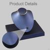 Collar Display Mannequin Necklace Stand Jewelry Organizer PU Leather Versatile And Sturdy Model