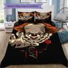 Horror Clown Pattern Bedding,Quilt Set Quilt Cover Pillowcase Home Birthday Gift (1*duvet Cover+2*pillowcase,without core)SSJT0917381