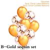 10/14/20pcs Rose  Party Confetti Sequin Balloon Accessories Heart Ballons Wedding Ballons Decorat