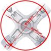 115mm 24T Rear Axle Wheel Hub Compatible With 250cc 350cc 450cc 660cc 700cc Models 1PE-F53K0-00 Compatible with Enhanced Performance