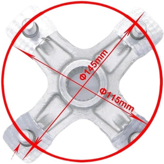 115mm 24T Rear Axle Wheel Hub Compatible With 250cc 350cc 450cc 660cc 700cc Models 1PE-F53K0-00 Compatible with Enhanced Performance