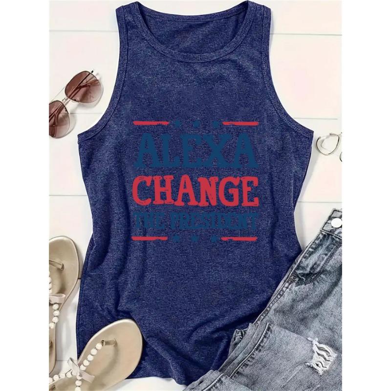

Women s Spring and Summer Top T-shirt Round-neck Pullover Vest XXL темно-синий