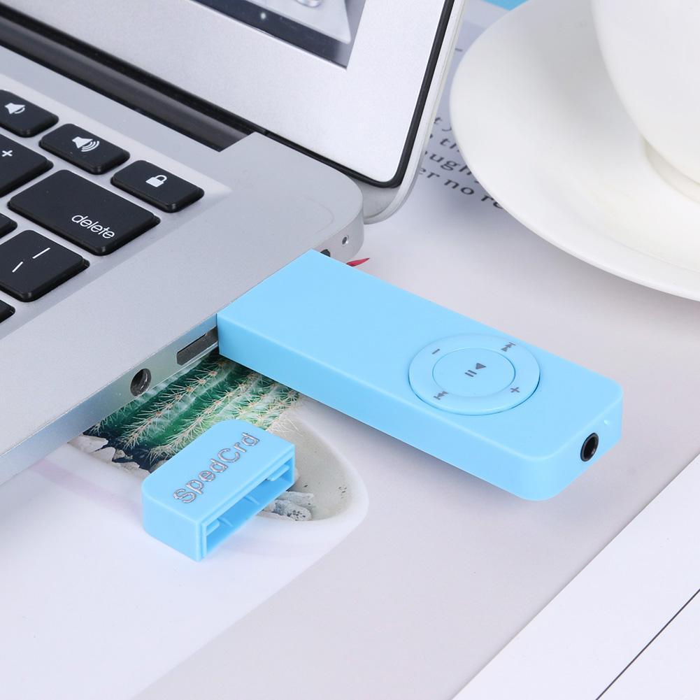 5Pcs Mini MP3 Music Player Lossless Sound Media Player Support 64GB TF Card 3.5mm Audio Jack Built-in Lithium Battery