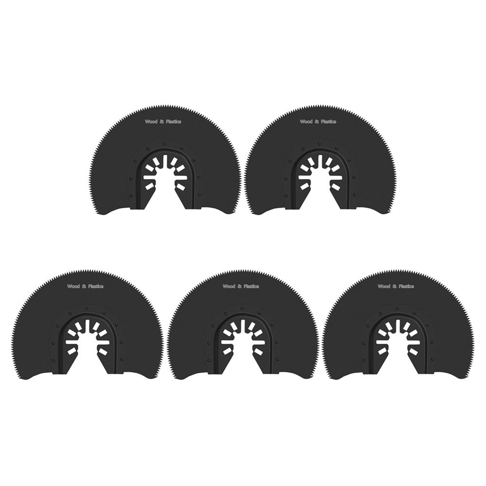 

5PCS 88mm HCS Half Circular Oscillating Multi Tool Saw Blades for Renovator Cutting Cutting Blade Woodworking Diamond Saw Blade