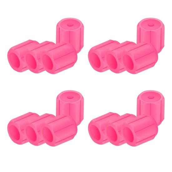 Glow-in-The-Dark Tire Valve Caps Set Universal Waterproof Lights Stem Covers Wear-Resistant Vehicle Tire Valve Caps