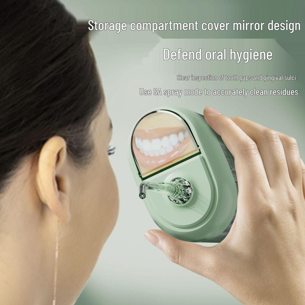 Cross-Border Portable Electric Water Flosser & Tongue Cleaner for Orthodontics