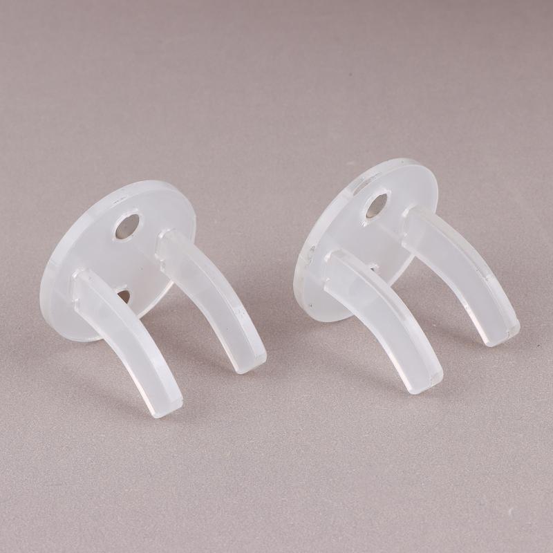 

Magnetic Invisible Badge Display Stand High Clear Acrylic Base For Badge Holder Accessories Desktop Storage 2PCS