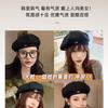 Autumn and winter star anise beret female hat painter hat showing face small spring and autumn pumpkin hat female high sense