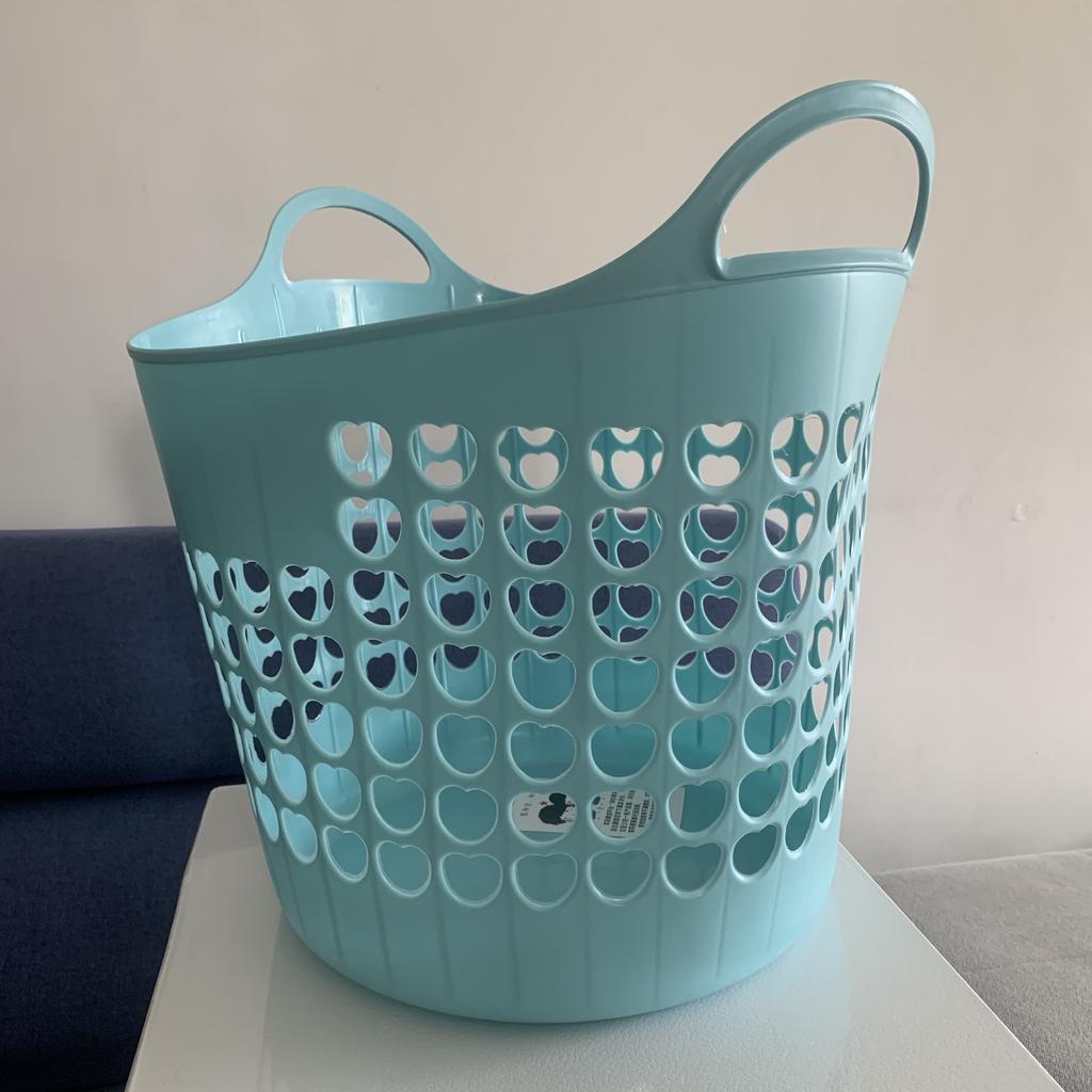1 szt. duża 45 40 cm Plastikowe Kosze na Pranie z Uchwytami Duże Małe Perforowane Wentylowane Kosze Przenośne do Przechowywania Brudnych Ubrań