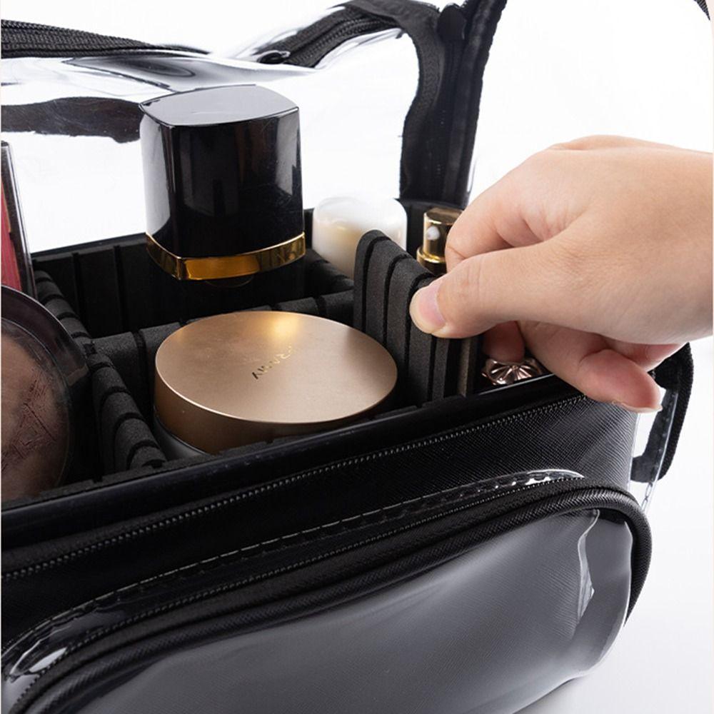 Waterproof Ladies Makeup Handbag Adjustable Strap Makeup Tools Organizer Skincare