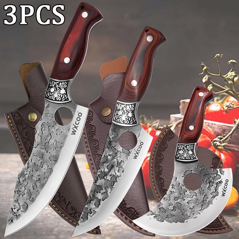 Nerezová Santoku Univerzální Škrabka Jedinečné Nože Ostrý Sashimi Nůž Kuchyňský Víceúčelový Nůž Nůž na Hovězí Rybí Maso Sekáček Vykosťovací Nůž