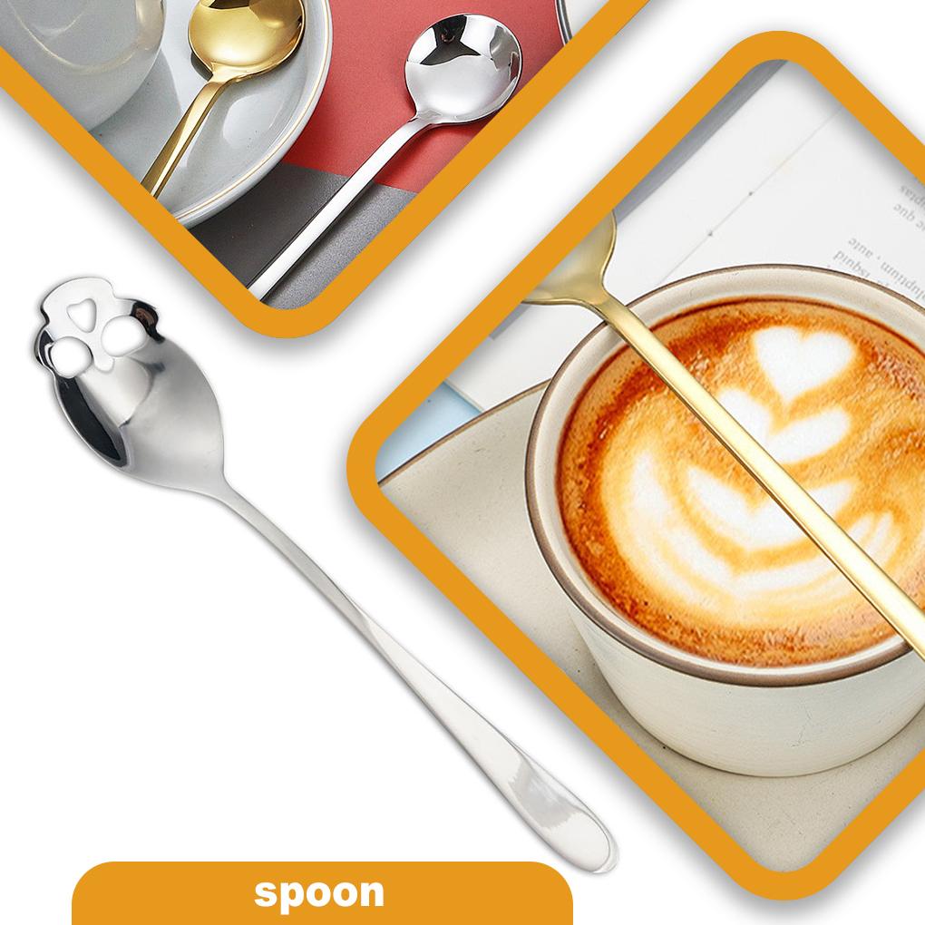 Nierdzewna Łyżeczka z Czaszką do Herbaty, Kawy, Napojów, Herbaty, Kawy, Cukru, Narzędzie Miarowe