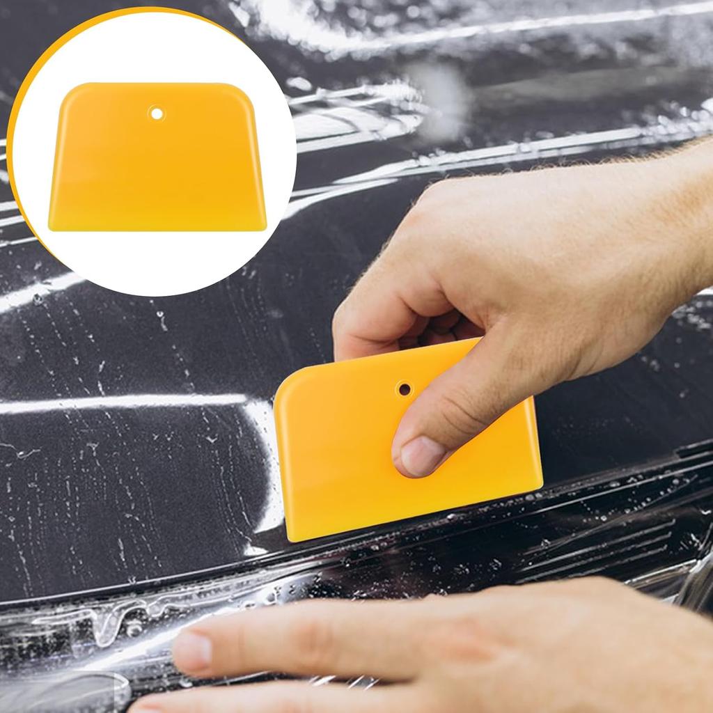 6-Pack Body Filler Spreaders,4/5/6 Inch Plastic Spreader Tool,Reble Auto Body Repair Kit for Automotive Body Fillers Putties Glazes & Caulks