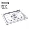 Stainless Steel Rectangular Buffet Food Pan Set with Lids