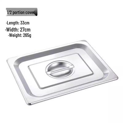 Stainless Steel Rectangular Buffet Food Pan Set with Lids
