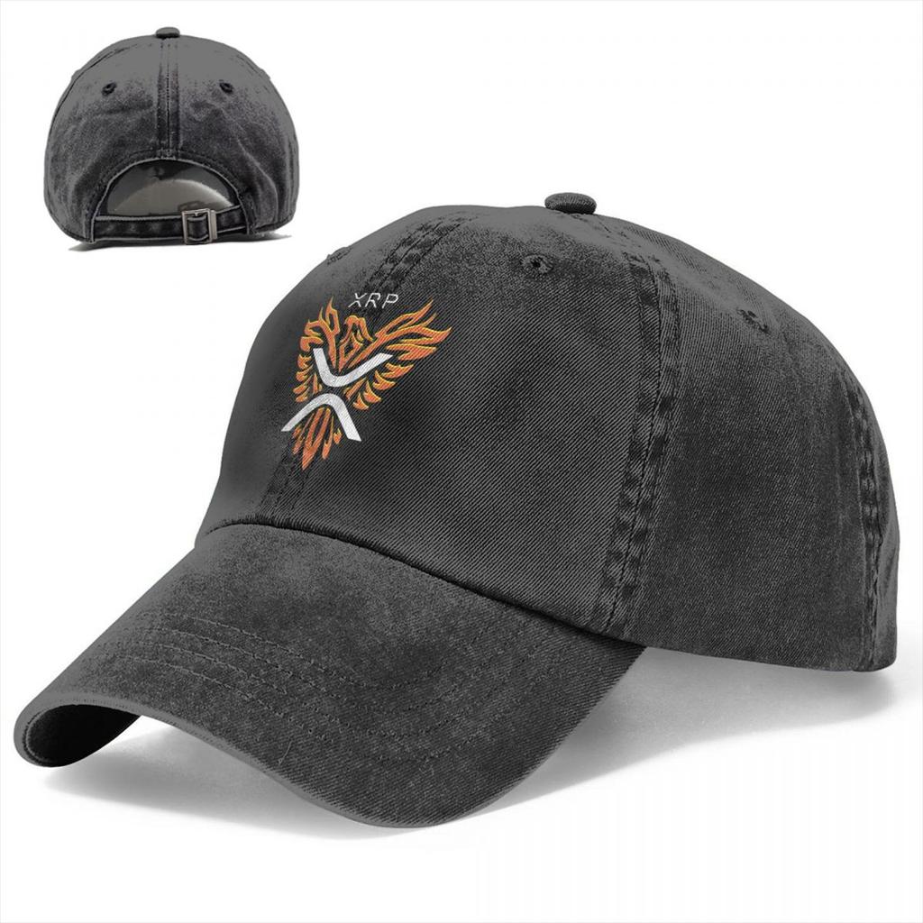 Cryptocurrency Multicolor Hat Peaked Women's Cap PHOENIX FIRE XRP Personalized Visor Protection Hats