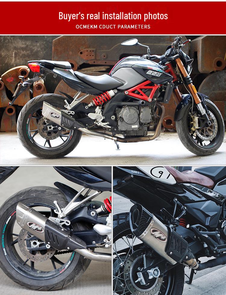 Ninja ZX6R, ZX10R, R1, MT09 Street & Off-road Motorcycle Exhaust Pipe