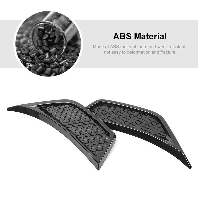 Car Fender Leaf Board Decoration Protective Cover For Jeep Wrangler JK 2007-2017 Car Exterior Accessories