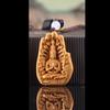 Wooden Buddha Statue, Thousand-Armed Kannon Bodhisattva, Natural Cliffside Cypress, Pendant, Mini, Mobile Phone Strap, Lucky Charm, Twelve Zodiac Sign