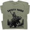 Bezpečnostní T-shirt Třetí Vtipný Příroda Šílený Novinka Tištěný T-shirt Žena Muž Vintage Streetwear Ležérní Bavlněný Krátký rukáv Pánský