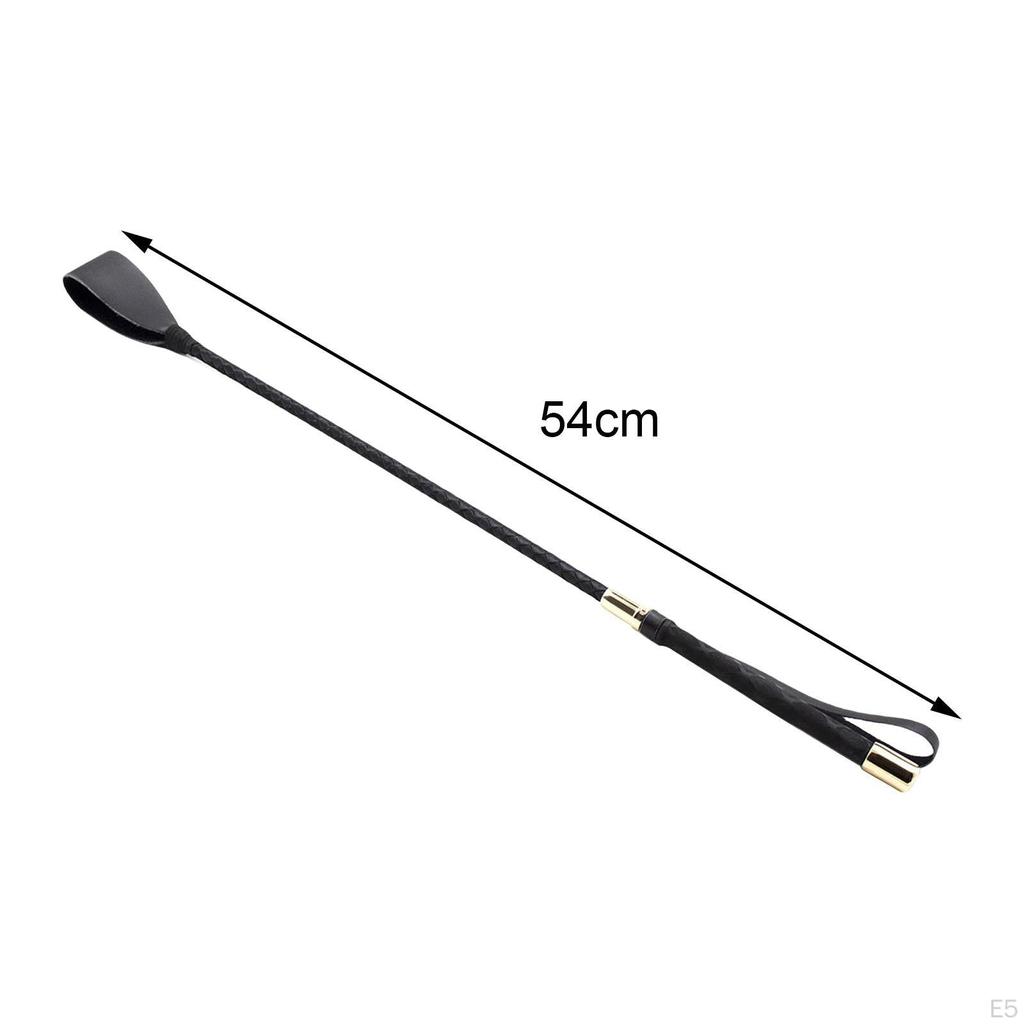 Elegant Leather Riding Crop for Role-Playing And Training