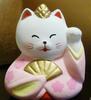 Hinamatsuri Cute cat Hina dolls [Cat Set] [Hand-painted ceramic]