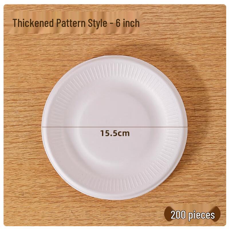 Shengbilai Disposable Bagasse Dinner Plates