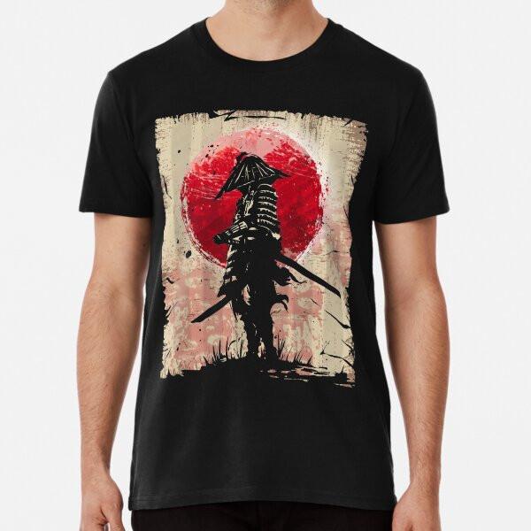 Japanese Art Samurai Vintage Fighter Retro D S to 5XL Made in the AU/USA T-Shirt