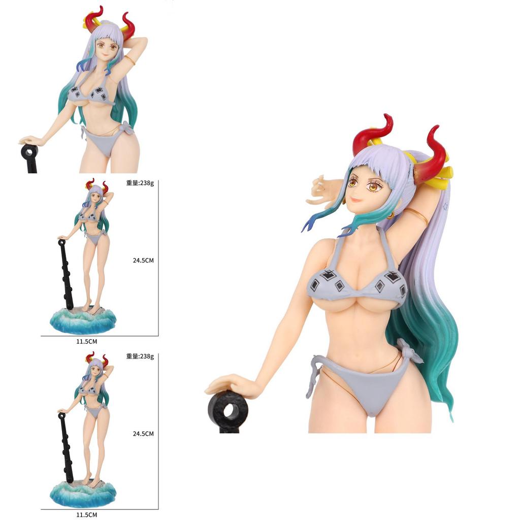 Fantastic One Piece Anime Yuji Yamato Figure In Refreshing Holiday Swimwear Collectible